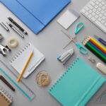 Office: office supplies still life